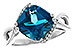 D320-61234: LDS RG 4.42 LONDON BLUE TOPAZ 4.50 TGW (10MM LBT)