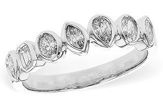 D320-61270: LDS DIA WED RG .62 TW FANCY CUT DIAS