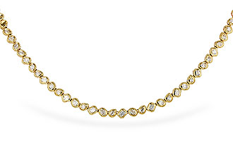 D320-62170: NECKLACE 2.25 TW FANCY CUT DIAS (17.25")