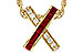 D320-63025: NECKLACE .53 TW RUBY .70 TGW