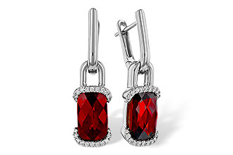 D321-45761: EARR 4.65 TW GARNET 4.80 TGW (10x6MM GAR)