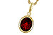 D321-46688: NECKLACE 2.02 TW GARNET 2.05 TGW (9x7 GAR)