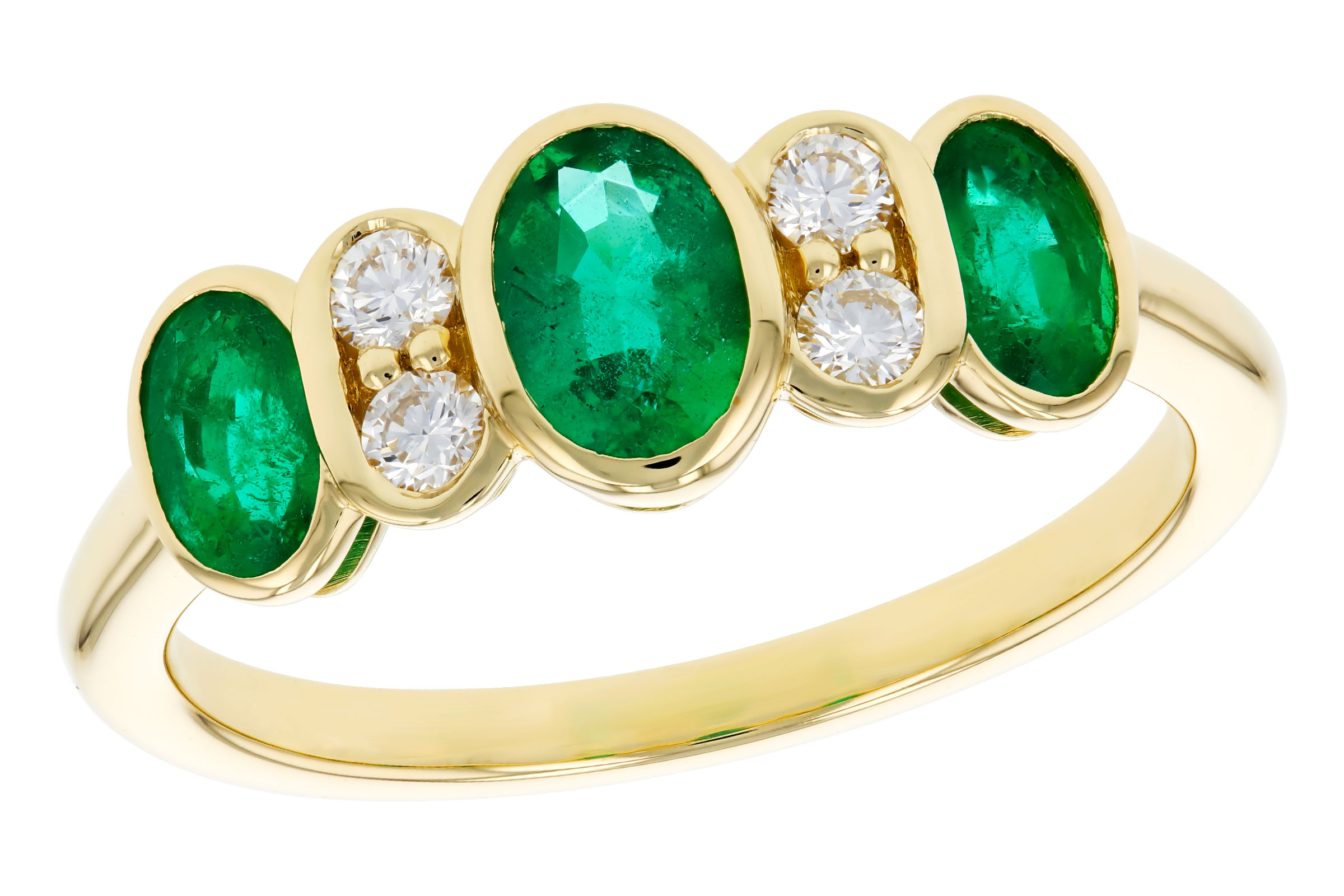 D321-48488: LDS RG .90 TW EMERALD 1.05 TGW