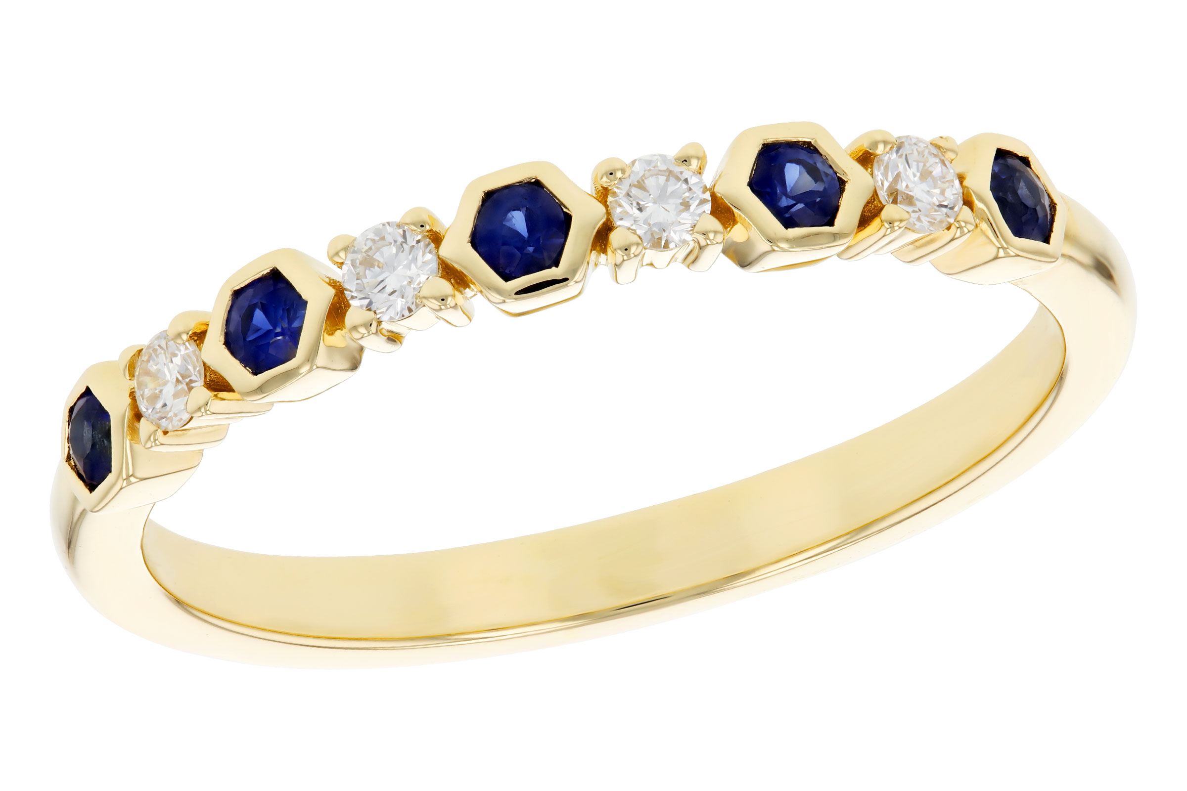 D321-48497: LDS WED RG .14 TW SAPPHIRE .24 TGW