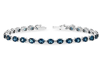 E235-11197: BRACELET 8.97 LONDON BLUE TPZ 9.55 TGW