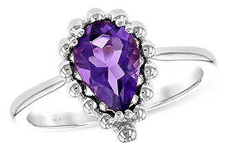 E235-13070: LDS RING 1.06 CT AMETHYST