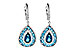 E236-03979: EARR 3.15 TW BLUE TOPAZ 3.32 TGW