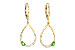 E236-07606: EARR .33 GREEN GARNET .49 TGW