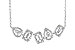 E318-76661: NECK .15 TW BAGUETTES .55 TW (18")