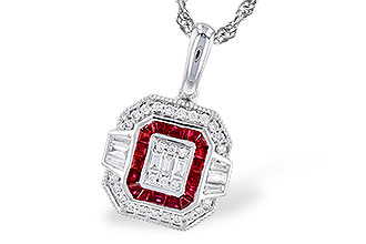 E319-63925: NECK .29 TW RUBY .48 TGW