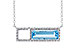 E319-65761: NECK 1.44 BLUE TOPAZ 1.60 TGW