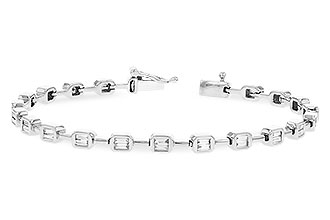 E319-68497: BRACELET .90 TW BAGUETTE