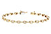 E319-68497: BRACELET .90 TW BAGUETTE