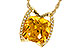 E319-68543: NECKLACE 3.74 CITRINE 3.85 TGW (10MM CIT)