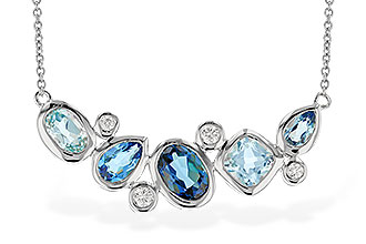 E319-69379: NECK 2.57 BLUE TOPAZ TW 2.72 TGW (18")