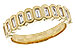 E320-55734: LDS WED RG .30 TW BAGUETTES