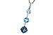 E320-55797: NECK 1.87 TW BLUE TOPAZ 1.90 TGW
