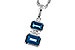 E320-56697: NECK .95 TW LONDON BLUE TOPAZ .98 TGW
