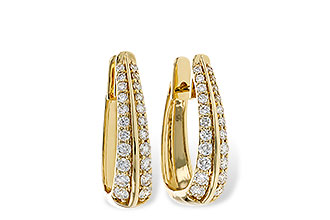 E320-57625: EARRINGS 1.00 TW