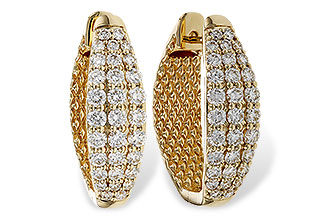 E320-57634: EARRINGS 2.00 TW