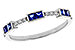 E320-58543: LDS WED RG .36 SAPPHIRE .43 TGW
