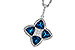 E320-59379: NECKLACE 2.79 LONDON BLUE TOPAZ 2.85 TGW