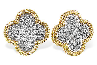 E320-59425: EARRINGS .50 TW