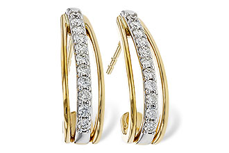 E320-62097: EARRINGS .40 TW