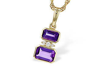 E320-63034: NECK .72 TW AMETHYST .75 TGW
