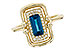 E321-45770: LDS RG .84 LONDON BLUE TOPAZ .96 TGW (8x4MM LBT)