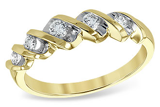 F138-78543: LDS WED RING .25 TW