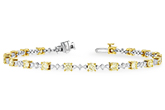 F234-23997: BRACELET 2.80 YELLOW DIA 4.01 TW