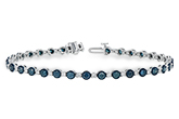 F234-26643: BRACELET 2.35 BLUE DIA 3.17 TW