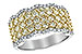 F235-12134: LDS DIA WED RG 1.51 YELLOW DIAS 1.80 TW