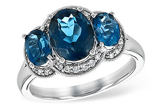 F235-15752: LDS RG 4.20 BLUE TOPAZ 4.33 TGW