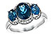 F235-15752: LDS RG 4.20 BLUE TOPAZ 4.33 TGW