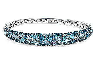 F236-03061: BANGLE 7.60 BLUE TOPAZ 7.85 TGW