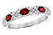 F318-76652: LDS WED RG .74 RUBY 1.00 TGW (4x3MM RUBY)