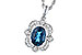 F318-79397: NECK 1.35 LONDON BLUE TOPAZ 1.50 TGW