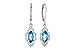 F318-80361: EARR 1.02 TW BLUE TOPAZ 1.17 TGW
