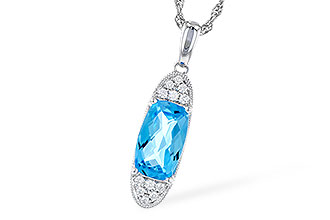 F319-63943: NECK 2.02 BLUE TOPAZ 2.12 TGW