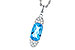 F319-63943: NECK 2.02 BLUE TOPAZ 2.12 TGW