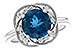 F319-66715: LDS RG 2.90 LONDON BLUE TOPAZ 3.05 TGW (9MM LBT)