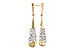 F319-68488: EARRINGS .20 TW BAGUETTE DIAS