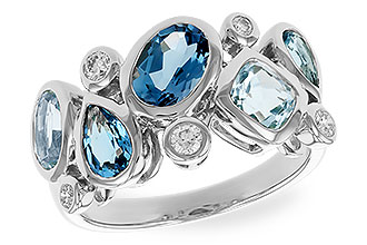 F319-69370: LDS RG 2.57 BLUE TOPAZ TW 2.75 TGW