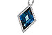 F319-70343: NECK 3.04 LONDON BLUE TOPAZ 3.20 TGW