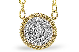 F319-72134: NECKLACE .32 TW (18")