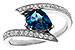 F320-55761: LDS RG 1.04 LONDON BLUE TOPAZ 1.28 TGW (8x6MM)