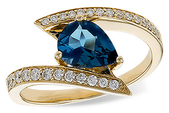 F320-55761: LDS RG 1.04 LONDON BLUE TOPAZ 1.28 TGW (8x6MM)