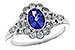 F320-55788: LDS RG .80 TANZANITE 1.20 TGW (7x5MM OV)